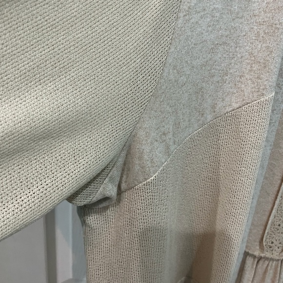 Maurices beige mixed material cardigan. Size 2x - Picture 4 of 5